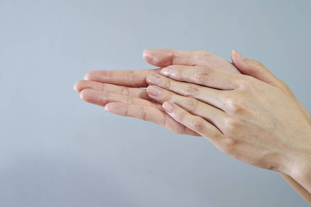 envelhecimento das mãos
